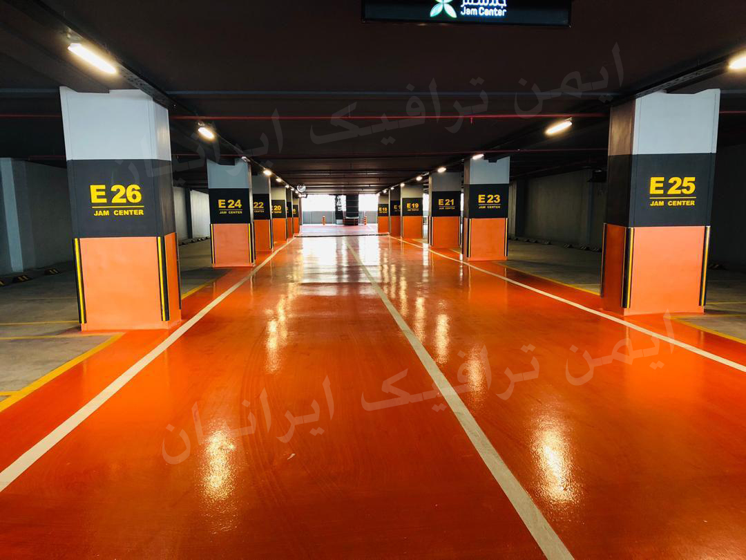 کفپوش اپوکسی اجرا شده در مجتمع جم سنتر